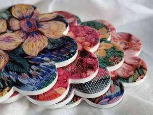 Ceramic Coasters set 4 - Meadow