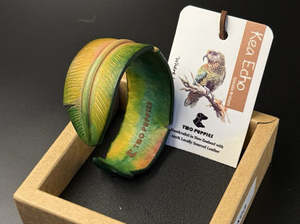 Leather Kea Cuff Bracelet