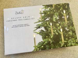 Christchurch Otautahi Design: Deluxe Christmas Tree Candle Set