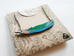Natty Tui Feather Necklace