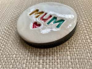 Round Wall Tile - Mum