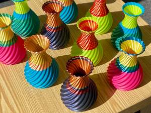 Art Prints: 3D Printed Bud Vases