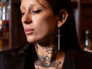 Earrings: NVK Sacred Blades Earrings