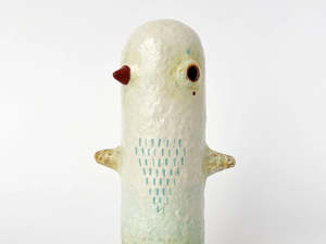 Art Prints: Minu Freitag Sculpture: Dua The Bird Totem