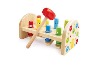 Toddler Toys: Play Essentials Rainbow Hammer Bench