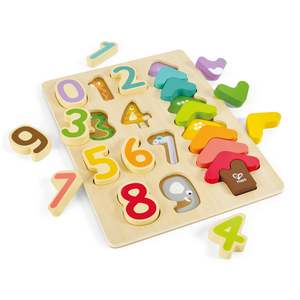 Toddler Toys: Hape Colours & Numbers Puzzle