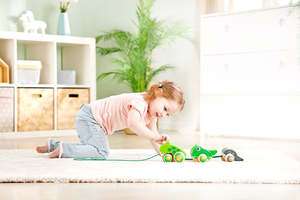 Hape Pull-Along Frog Family