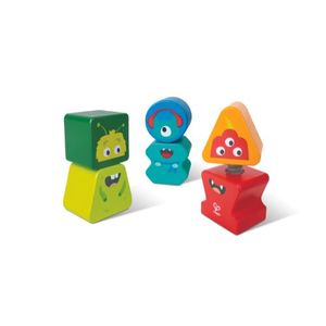 Hape Twist & Turnables - Building Block Monster Buddies