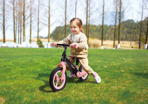 Walkers Ride Ons Toddler: Hape Shock-Absorbing Balance Bike - Pink & Black