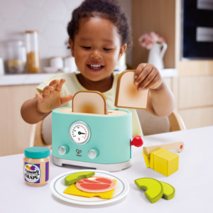 Kitchen Food Preschool Plus: Hape Ding & Pop-up Toaster
