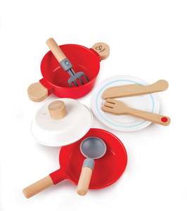 Kitchen Food Preschool Plus: Play Essentials Chef's Cooking Set