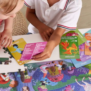 Hape 200pc Magic Forest Puzzle Glowing 1.5m