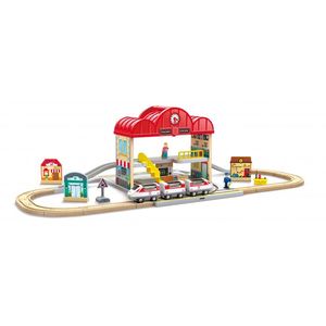 Railway Preschool Plus: Hape Portable Train Station Set