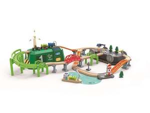 Railway Preschool Plus: Hape Train Bucket Set