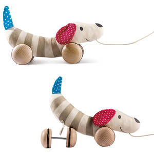 Infant Toys: Hape Pull Along Dog