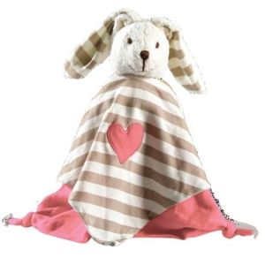 Hape Rabbit Cloth Snuggly - Pink