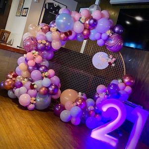 LED Number light 21 hire