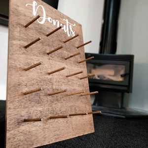 Donut wall-Dark stain hire