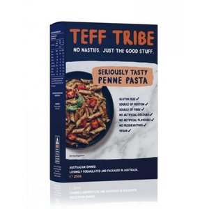 Pasta & Noodles: Teff Pasta, Wholemeal (Penne, Fusilli - Gluten Free) - 250g