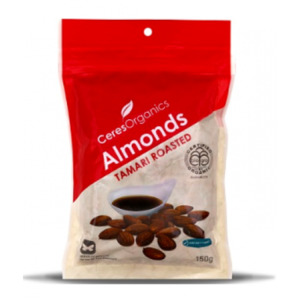 Savoury Snacks: Ceres, Almonds, Tamari Roasted (organic) - 150g