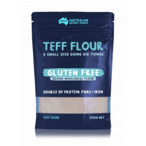 Products: Teff Flour, Wholemeal (Ivory, Brown, Gluten Free) - 500g