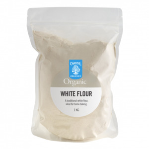 Products: Organic White Wheat Rollermilled Flour - 1kg