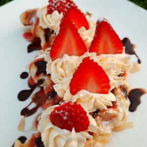 Takeaway Foods: Strawberry Croffle