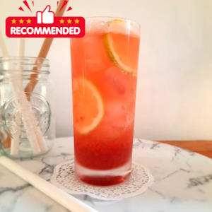 Strawberry Ade (with Ice, Large-16oz)