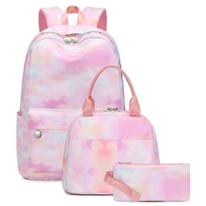 Backpacks: Pink Galaxy Backpack Set