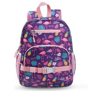 School Bags: Toddler Backpack-Flamingo
