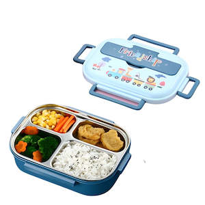 Kids Bento Lunch Box - 316L Stainless Steel | Leakproof, 4-Compartment Design wi&hellip;