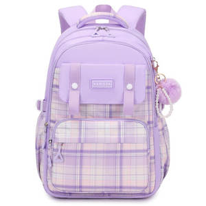 British Style Striped School Backpack for Girls NZ | Aesthetic, Large-Capacity K&hellip;