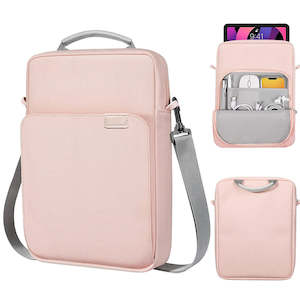 Laptop Bags Sleeves: Laptop Sleeve 13 inch Pink with Shoulder Straps