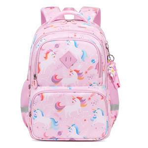 Backpacks: Happy Kid School Bag NZ – Pink Unicorn, Large Capacity