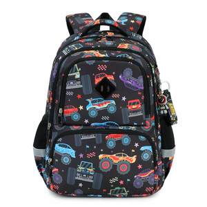 Backpacks: Happy Kid School Bag NZ – Truck Print, Large Capacity