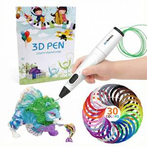 3D Pen Kit with 30 Colors PCL Filaments 150m + Stencils