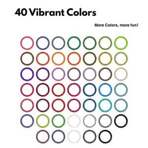 3D Pen PLA Filament Refills 1.75mm – 40 Colors 200 Meters - High Precision, Sm&hellip;