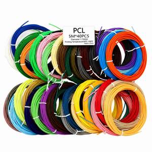 Toys: Low-Temperature 3D Pen Filament NZ — PCL 40 Colours (200m), 1.75mm Value Pack