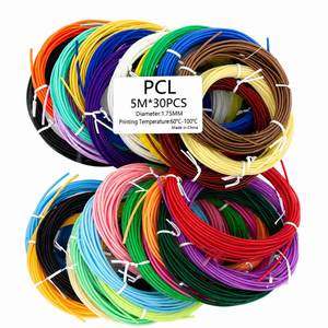 Toys: PCL 3D Pen Filament NZ — 30 Colours Refill Pack (150m), Low Temp 1.75mm