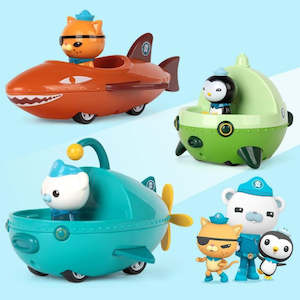 Octonauts: Octonauts Figures Cars Play - Pull back action toy car