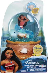 Music Box: Disney Moana Moana's Musical Globe & Jewelry Box Snow Globe