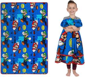 Super Mario: Super Mario Blanket Snuggle Buddies: Cozy Comfort for Little One