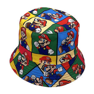 Super Mario Nintendo fisherman hat Bucket hat New 54cm