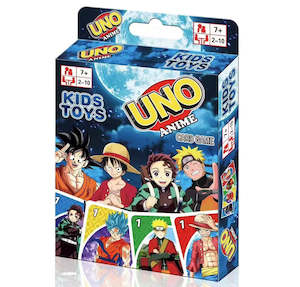 Hobbies Collectable Geek Zone: Uno Japanese Anime from Jump (Naruto, Dragon Ball, One piece, Demon Slayer) Card Game