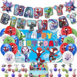 Party Ware: Spiderman Party Supplies for Kids’ Birthday Party decorations Set