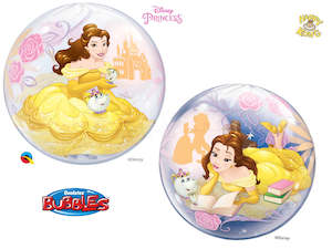 Disney Beauty and Beast - Belle 22" Qualatex Bubble Balloon (Double Side)