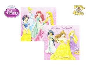 Disney Sparkle Princess party LUNCHEON NAPKINS