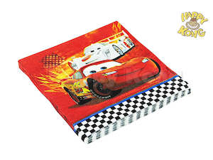 Princess: Disney official Cars 2 party LUNCHEON NAPKINS