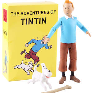 The Adventures of Tintin moveable Tin Tin Figure Model Toy Collectible