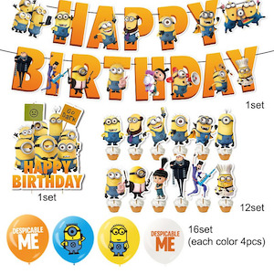 Party Ware: Minion Party Pack – Simple and Fun Birthday Decorations Party Supplies for Birthday Party
